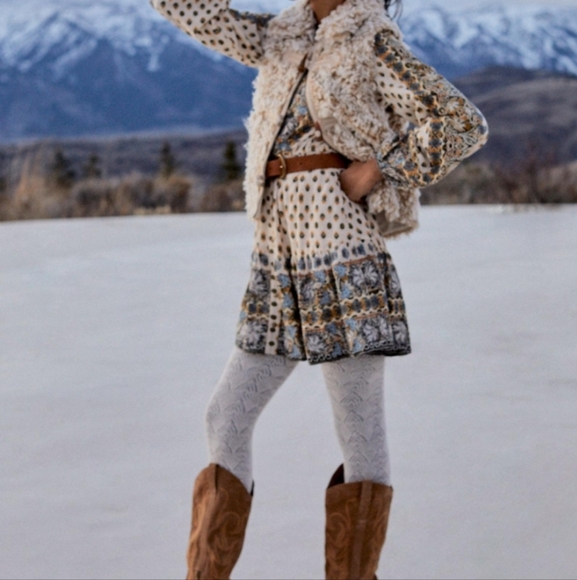 Anthropologie Floral Mini Dress - Picture 2 of 14